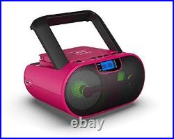 Riptunes CD Player Boombox Portable Radio AM/FM Bluetooth Boombox MP3/CD USB