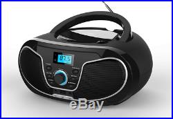 Roxel Portable Boombox CD Player with Bluetooth, Remote Control, FM Radio, USB MP3
