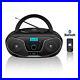 Roxel RCD-S70BT Portable Boombox CD Player with Bluetooth, Remote Black