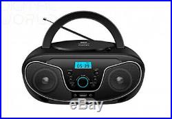 Roxel RCD-S70BT Portable Boombox CD Player with Bluetooth, Remote Black