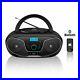 Roxel RCD-S70BT Portable Boombox CD Player with Bluetooth, Remote Control, FM