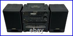 SHARP BOOM BOX 1991 Model GX-CD510(gy) CD CASSETTE RADIO X-BASS & Original Box SHARP BOOM BOX 1991 Model GX-CD510(gy) CD CASSETTE RADIO X-BASS & Original Box