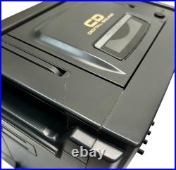 SHARP BOOM BOX 1991 Model GX-CD510(gy) CD CASSETTE RADIO X-BASS & Original Box SHARP BOOM BOX 1991 Model GX-CD510(gy) CD CASSETTE RADIO X-BASS & Original Box