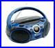 SINGING WOOD CD, CD-R/RW Boombox Portable/w Bluetooth Player (Starlight Blue)