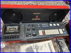 SONY Boombox Portable Cassette Tape Recorder CFS-C7 CHORD MACHINE Used
