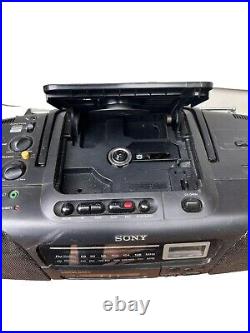 SONY CFD-12 Boombox CD Radio Tape Player/Recorder Mega Bass