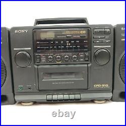 SONY CFD-510 CD player Cassette Tape Radio Boom Box Portable Stereo (READ)