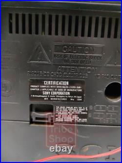 SONY CFD-510 CD player Cassette Tape Radio Boom Box Portable Stereo WORKS SONY CFD-510 CD player Cassette Tape Radio Boom Box Portable Stereo WORKS