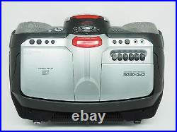 SONY CFD-G505 Portable Boombox CD/CD-RW Player Cassette Radio Working! Free Ship