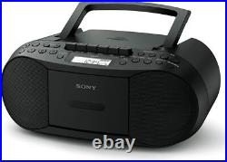 SONY CFD-S 70 CD Boombox with Recorder FM AM Wide-FM Black From Japan F/S