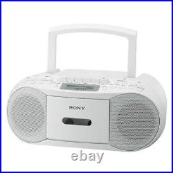 SONY CFD-S 70 CD Boombox with Recorder FM AM Wide-FM White SONY CFD-S 70 CD Boombox with Recorder FM AM Wide-FM White