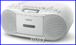 SONY CFD-S 70 CD Boombox with Recorder FM AM Wide-FM White Radio CD JP NEW