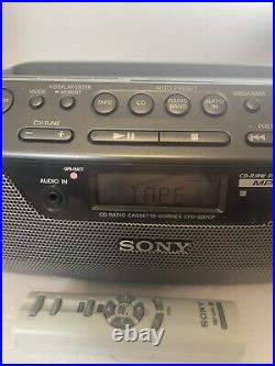 SONY CFD-S07CP CD Radio Recorder MP3 Boombox with Remote Pre Owned Tested