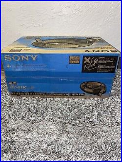 SONY (CFD-S350) Portable AM/FM RADIO & CD Player & Cassette NEW OPEN BOX