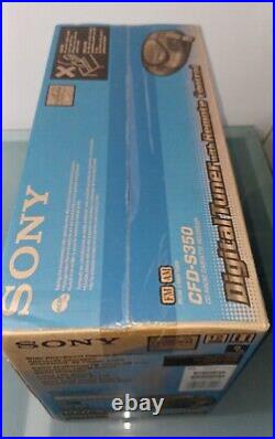 SONY (CFD-S350) Portable AM/FM RADIO & CD Player & Cassette NEW SEALED