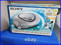 SONY CFD-S350 Portable AM/FM RADIO & CD Player & Cassette Player & Recorder