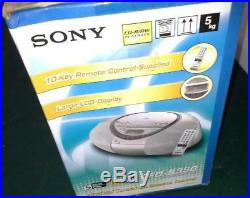 SONY CFD-S350 Portable AM/FM RADIO & CD player & Cassette player & Recorder