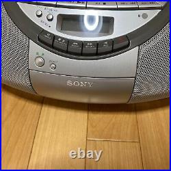 SONY CFD-S350 Portable CD Cassette Tape Player AM FM Radio Digital
