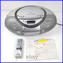 SONY CFD-S350 Portable CD Cassette Tape Player AM FM Radio Digital With Remote