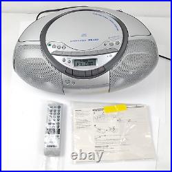 SONY CFD-S350 Portable CD Cassette Tape Player AM FM Radio Digital With Remote