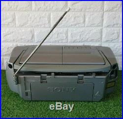 SONY CFD-S40CP Boombox Portable Radio CD Cassette Tape Player/Recorder FREE P&P