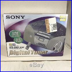 SONY CFD-S500 CD Digital Radio Cassette Recorder Player Portable Stereo Boombox