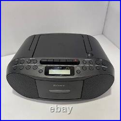 SONY CFD-S70 Boombox Stereo Speaker CD Player AM FM Radio Cassette Used