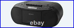 SONY CFD-S70 PORTABLE CDs, CD- R/RW, MP3 CD PLAYER, CASSETTE BOOMBOX BLACK