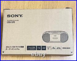 SONY CFD-S70B CD Radio Cassette Recorder Black F/S New