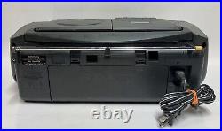 SONY CFD-V35 CD FM AM RADIO CASSETTE Mega Bass Portable Boombox/ NO REMOTE