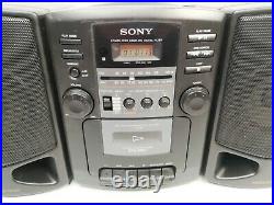 SONY CFD-Z130 Portable Boombox Stereo AM FM CD Cassette Player