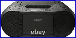 SONY CFDS70B Portable CD Player with Radio Cassette Tape Boombox NEW