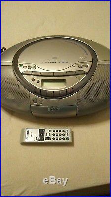 SONY Portable Cassette CD-R/RW Player FM AM Stereo Radio CFD-S350 Boombox Remote