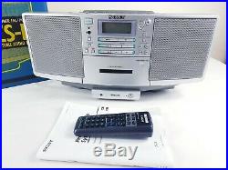 SONY ZS-D5 Portable Boombox Stereo CD Player / Cassette/ Radio MD Link