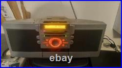SONY ZS-D55 portable stereo radio, CD, cassette tape deck boombox Ghettoblaster