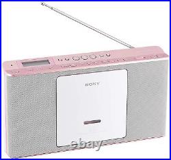 SONY ZS-E80P Pink Slim FM AM Radio CD/MP3/WMA Boombox & remote control DHL Fast