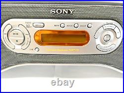 SONY ZS-SN10 Atrac3plus Portable Boombox CD MP3 AM/FM Stereo Radio
