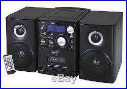 SUPERSONIC BLUETOOTH PORTABLE STEREO SYSTEM MP3 CD CASSETTE PLAYER with USB SD