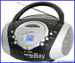 SUPERSONIC PORTABLE AUDIO SYSTEM MP3 / CD PLAYER with USB/AUX INPUTS & AM/FM RADIO
