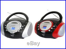 SUPERSONIC SC-508 Portable Audio CD/MP3 Player with USB/AUX Inputs & AM/FM Radio