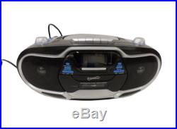 SUPERSONIC SC-744 Portable MP3/CD Player with Cassette Recorder & AM/FM Radio