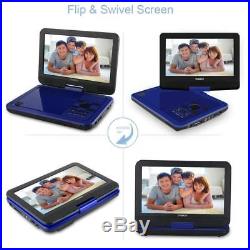SYNAGY 10.1 Portable DVD Player CD with Swivel Screen Remote Control