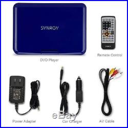 SYNAGY 10.1 Portable DVD Player CD with Swivel Screen Remote Control