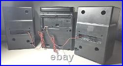 Sanyo AM FM Radio CD Cassette Boombox BassXpander AC Plug Or 8D Batteries Tested