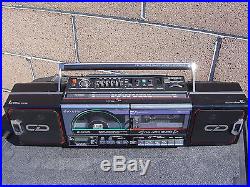 Sanyo M CD40 CD Portable Radio Cassette Recorder Vintage Boombox Made In Japan
