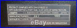 Sanyo Vintage 1995 BoomBox CD Cassette Radio Player CWM-5 Recorder Box Portable