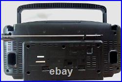 Sharp Boom Box Portable Radio Cassette 5 Disc CD Player Wq-ch800 Euc