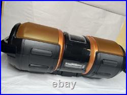 Sharp Boombox CD Player IPod Dock AM/FM Radio Orange GX-M10