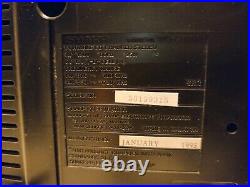 Sharp Boombox Portable Radio Cassette 5 Disc CD Player WQ-CH800