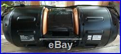 Sharp GX-M10 (OR) Orange iPod Dock/USB CD Player Huge Boombox Portable Stereo